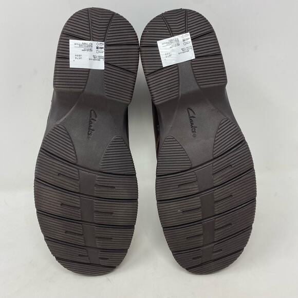 Clarks Senner Ave Boot Booties Brown Mens Size 8 - Picture 7 of 8